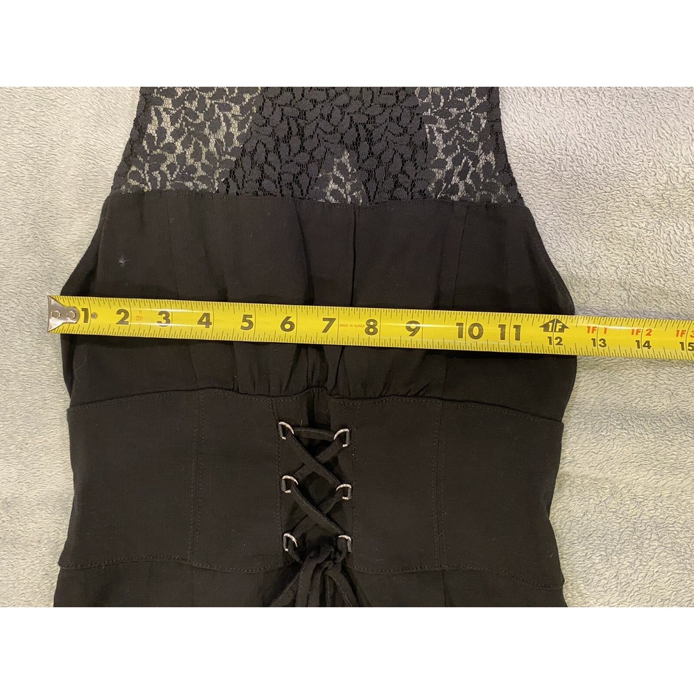 Free People Intimately One Adella Slip Woman Mini Lace Dress in Black S NWT $88 - Picture 11 of 12